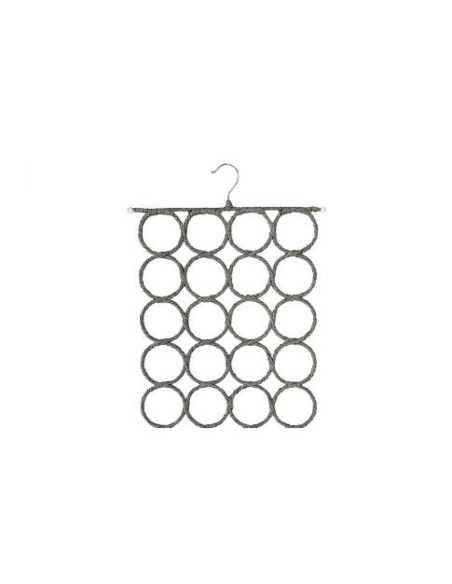 PERCHA PARA BUFANDA 16 ANILLAS GRIS