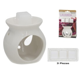 SET QUEMADOR DE ACEITE CON 3 PIEZAS DE LAVANDA