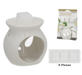 SET QUEMADOR DE ACEITE CON 3 PIEZAS DE JASMINE