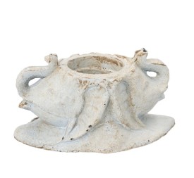 PORTA VELA TE CABEZA ELEFANTE 11X6X5CM