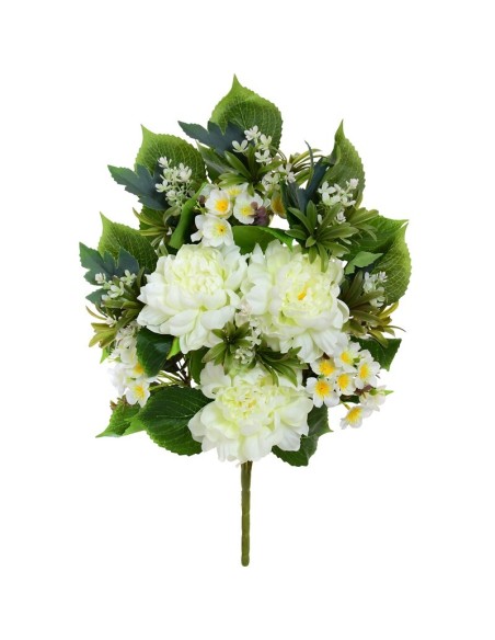 CONJUNTO PEONIA X 12 -59CM (BLANCO)