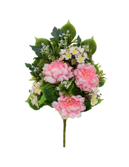 CONJUNTO PEONIA X 12 -59CM (ROSA)