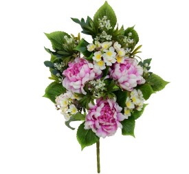 CONJUNTO PEONIA X 12 -59CM (MALVA)