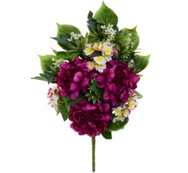 CONJUNTO PEONIA X 12 -59CM (VIOLETA)