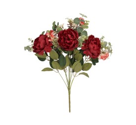 RAMO PEONIAS-MIX (A) X 11 -52CM (ROJO)