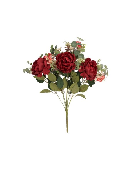 RAMO PEONIAS-MIX (A) X 11 -52CM (ROJO)