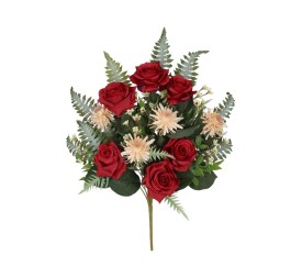 CONJUNTO ROSAS-MUM-FERN X15-56 CM (ROJ)