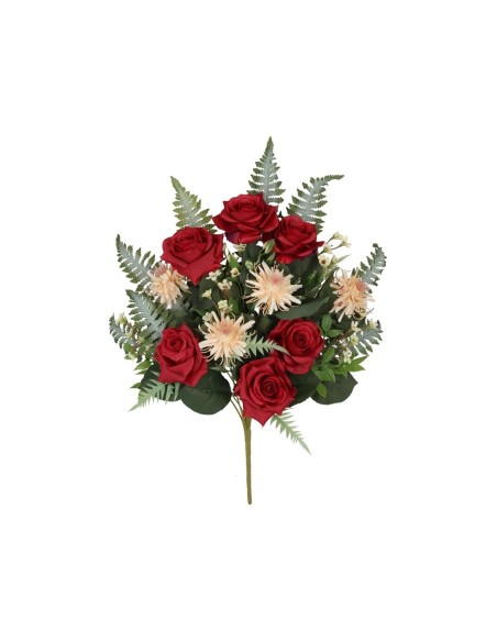 CONJUNTO ROSAS-MUM-FERN X15-56 CM (ROJ)
