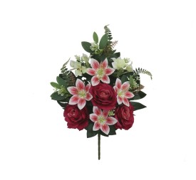 CONJUNTO ROSAS LILIUM X 12 58CM (FUCSIA)