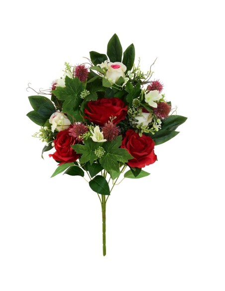 CONJUNTO ROSAS MIXED X 9 -59CM (ROJO)