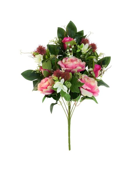 CONJUNTO ROSAS MIXED X 9 -59CM (VIOLETA)