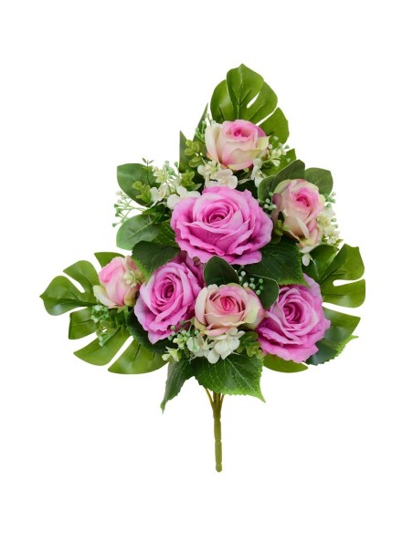 CONJUNTO ROSAS-CAPULLOS X8-54CM (VIO)