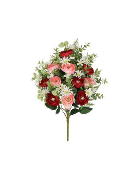 CONJUNTO RANUNCULUS X 11 - 56 CM (ROJO)