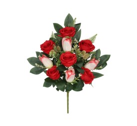 CONJUNTO ROSA-TULIPAN X 12 -56CM (ROJO)