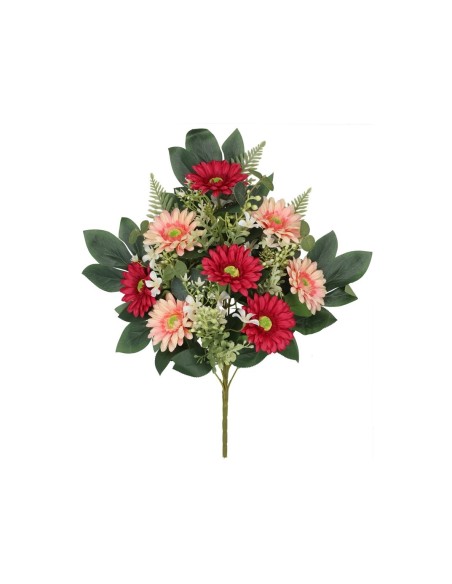 CONJUNTO GERBERAS X 12 - 56 CM (FUCSIA)