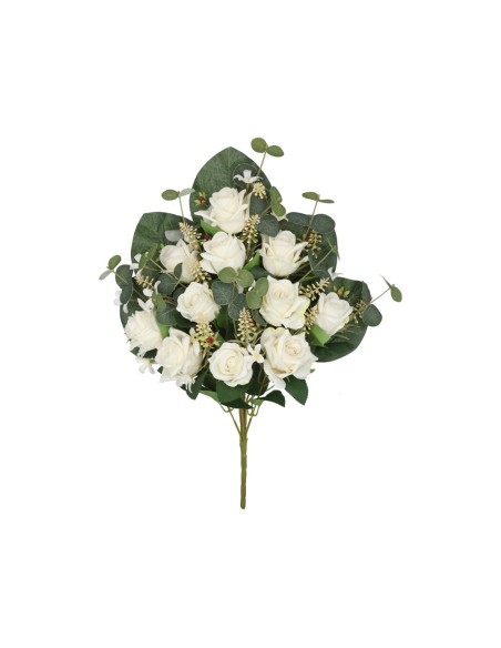 CONJUNTO ROSA-CAPULLO X 11 -56CM(BLANCO)