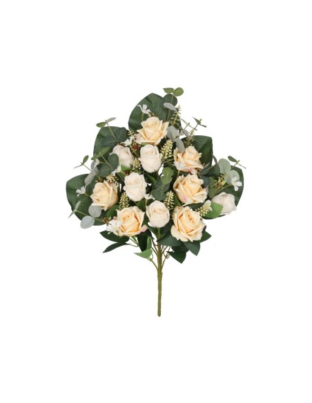 CONJUNTO ROSA-CAPULLO X 11 -56CM(CREMA)