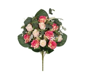 CONJUNTO ROSA-CAPULLO X 11 -56CM(FUCSIA)