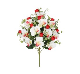 CONJUNTO ORQUIDEAS-CAP X 11 -56CM (ROJO)