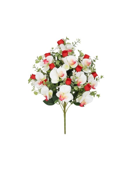 CONJUNTO ORQUIDEAS-CAP X 11 -56CM (ROJO)