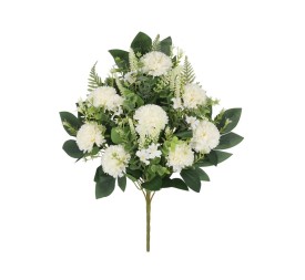 CONJUNTO CRISANTEMO X 12 - 56 CM(BLANCO)