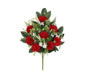 CONJUNTO CRISANTEMO X 12 - 56 CM (ROJO)