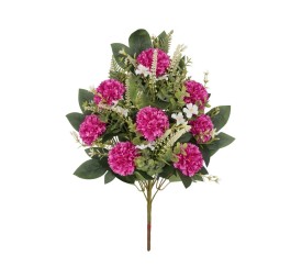 CONJUNTO CRISANTEMO X 12 - 56 CM(FUCSIA)