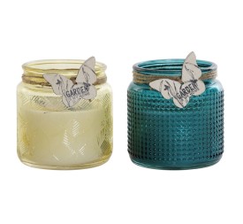 VELA CRISTAL CERA 9,5X9,5X10 2 SURTIDO