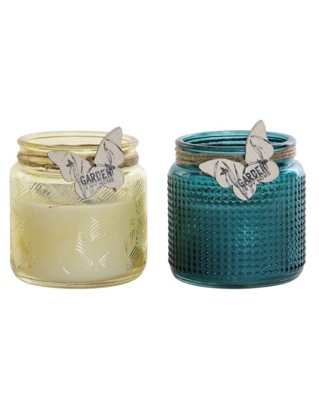 VELA CRISTAL CERA 9,5X9,5X10 2 SURTIDO