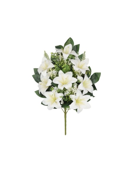 CONJUNTO AZUCENAS X 12 - 56 CM (BLANCO)