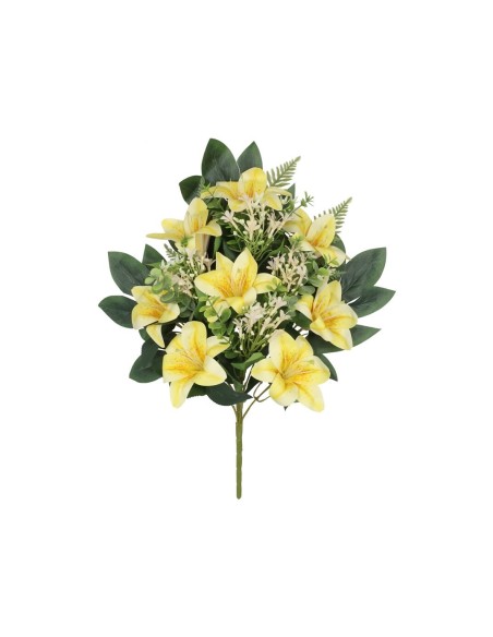 CONJUNTO AZUCENAS X 12 - 56 CM (AMARILLO)