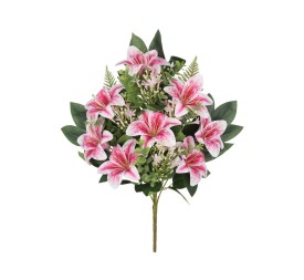 CONJUNTO AZUCENAS X 12 - 56 CM (FUCSIA)