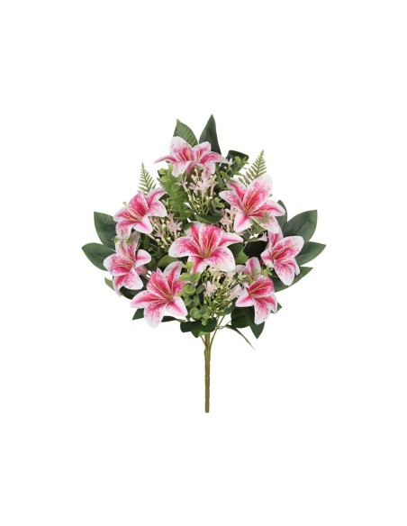 CONJUNTO AZUCENAS X 12 - 56 CM (FUCSIA)