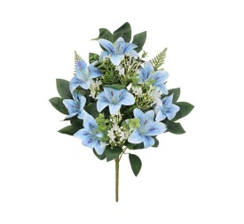 CONJUNTO AZUCENAS X 12 - 56 CM (AZUL)