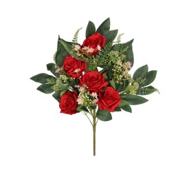 CONJUNTO ROSAS LIA X 12 - 56 CM (ROJO)