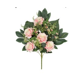 CONJUNTO ROSAS LIA X 12 - 56 CM (ROSA)