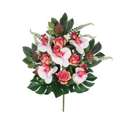 CONJUNTO ROSA-ORQUIDEA X 12 - 59 CM (FU)
