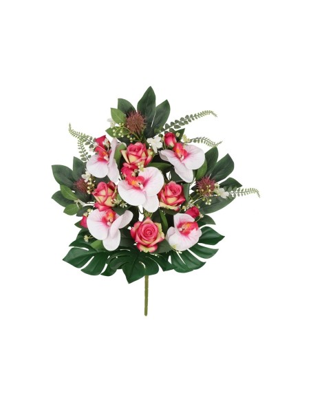 CONJUNTO ROSA-ORQUIDEA X 12 - 59 CM (FU)