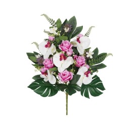 CONJUNTO ROSA-ORQUIDEA X12 - 59 CM (VIO)