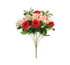 RAMO ROSAS-LILY X 12 - 53 CM (ROJO)