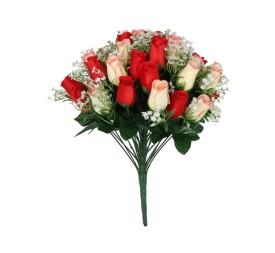 RAMO CAPULLOS SATIN X 32 -44 CM (ROJO)