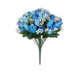 RAMO CAPULLOS SATIN X 32 -44 CM (AZUL)