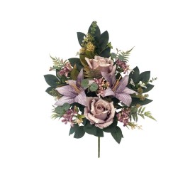 CONJUNTO ROS-LILIUM GLITTER X12-60CM(MV)