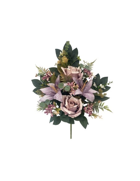 CONJUNTO ROS-LILIUM GLITTER X12-60CM(MV)