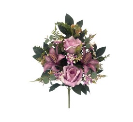 CONJUNTO ROS-LILIUM GLITTER X12-60CM(VT)