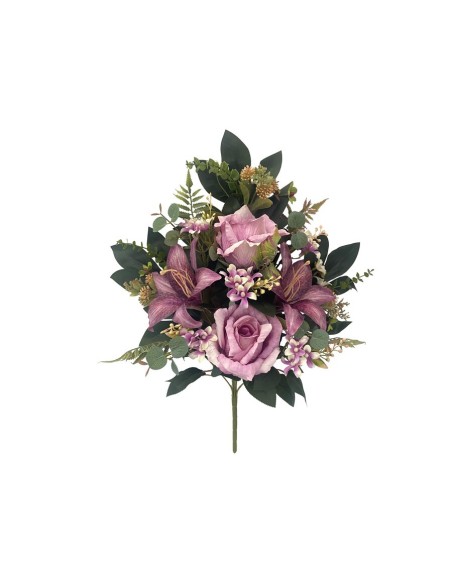 CONJUNTO ROS-LILIUM GLITTER X12-60CM(VT)