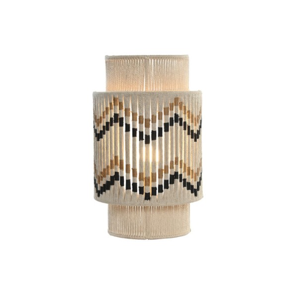 LAMPARA APLIQUE ALGODON YUTE 23X12X38 PARED