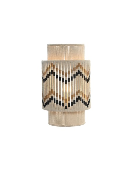LAMPARA APLIQUE ALGODON YUTE 23X12X38 PARED