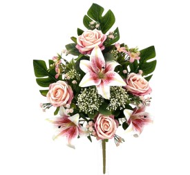 R.U/C. ROSAS/LILY X11 TAC.NAT ROSA 50cm