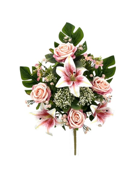 R.U/C. ROSAS/LILY X11 TAC.NAT ROSA 50cm